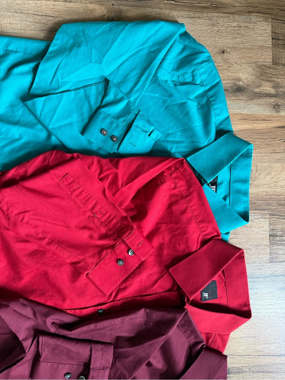 Men's Button-Up Shirt - 5 Mixed Styles & Colors - Picture 2 of 4